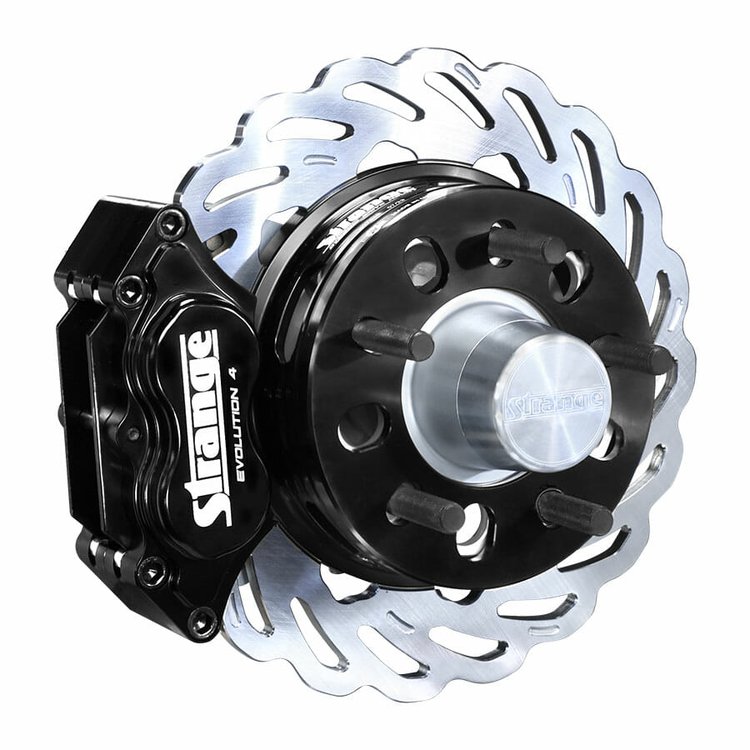 Evolution Dynamic Drive Mount Front Brake Kit for 1974-1978 Mustang II; 1974-1980 Pinto [DTC-30 Semi-Metallic Pads]