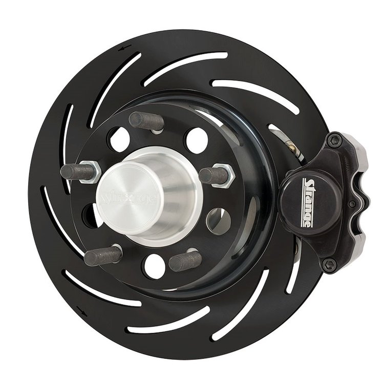 Front brake kit / 87-present Strange alum. struts / 4 1/2-in bc