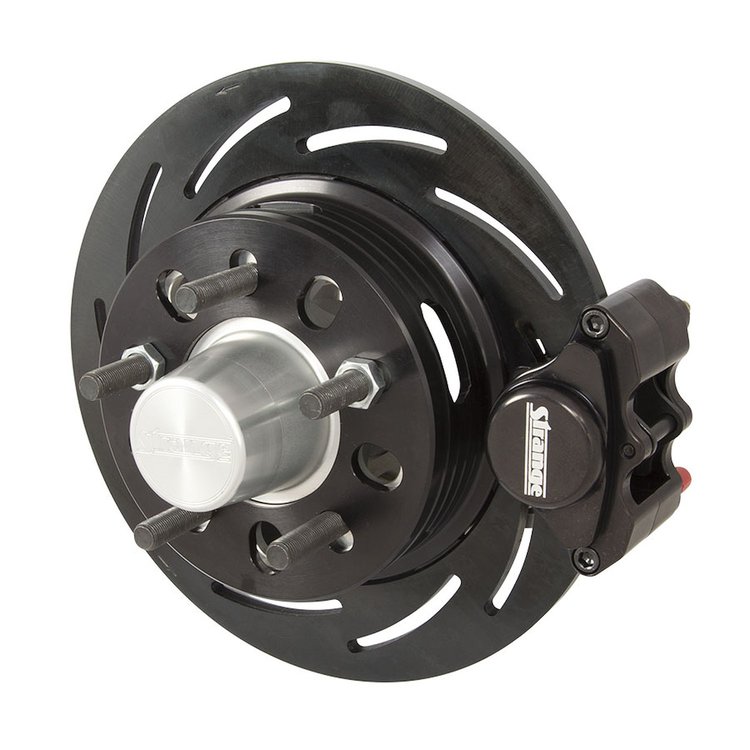 Front brake kit /87-pres Strange alum strut /4.50 bc /2 pc rotor