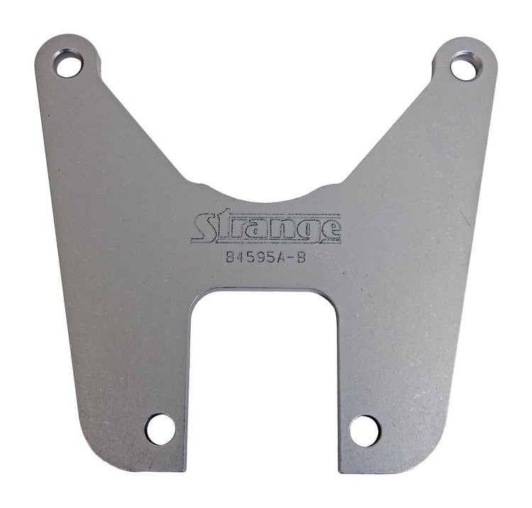 Caliper mounting bracket for Strange sing. pist. caliper F/C