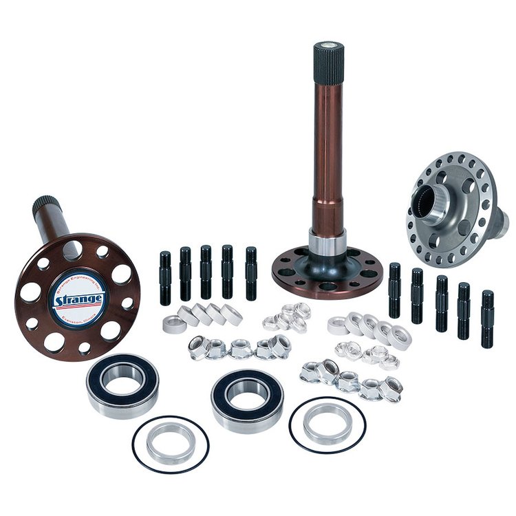 Pro Race 40 spline gun-drilled axles 3.350-in brg. 5/8-in stud kit and spool