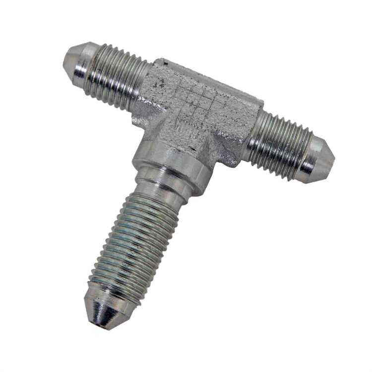3 AN fitting / bulkhead tee-on-branch