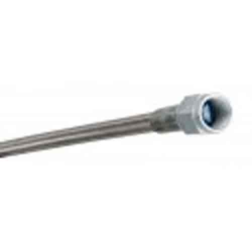 Pre-made 20" Steel Braid Brake Line With #3 Ends