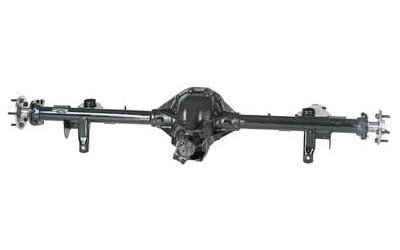 Strange 12-bolt case with torque arm provision