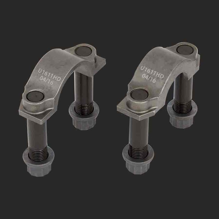 HD U-Joint Cap Kit for Strange 1480 Series Pinion Yokes [Chromoly Steel Straps]