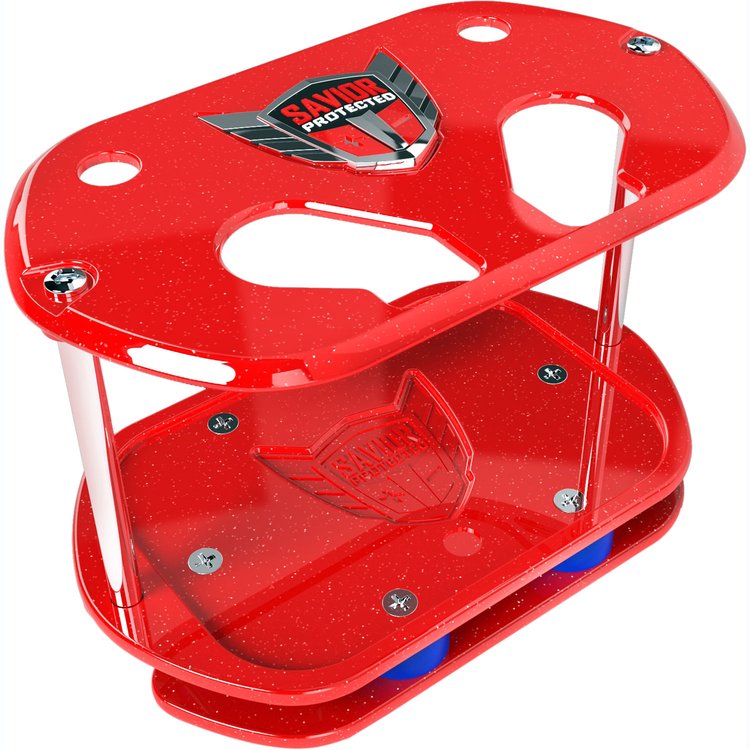 Battery Show Case Optima 34 Red Sparkle