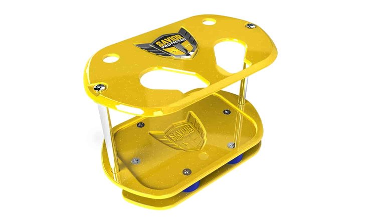 Battery Show Case Optima 34 Yellow Sparkle