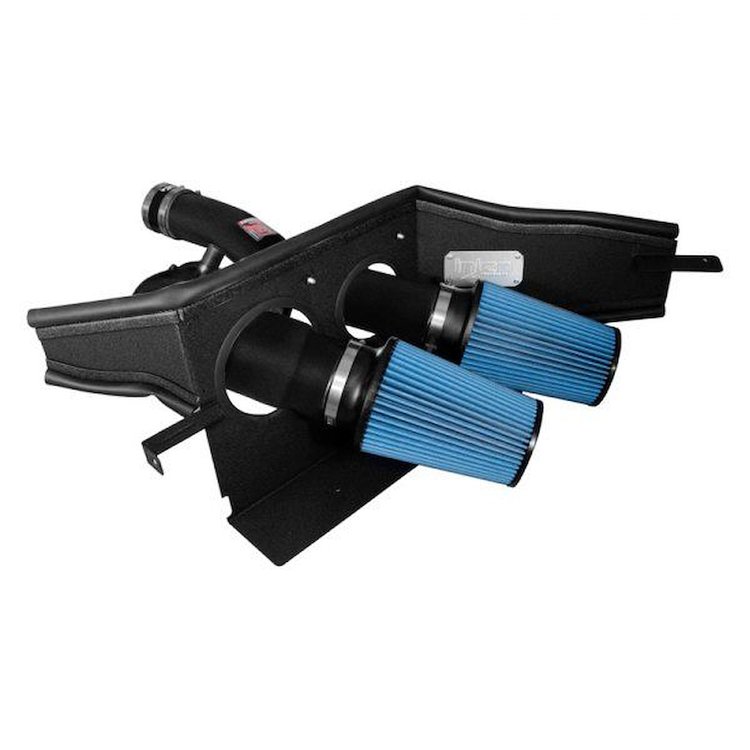 Wrinkle Black PF Cold Air Intake System, 2015-2020 Ford F-150 V6-2.7L, 2015-2020 Ford F-150 3.5L, 2017-20 Ford F-150 Raptor 3.5L