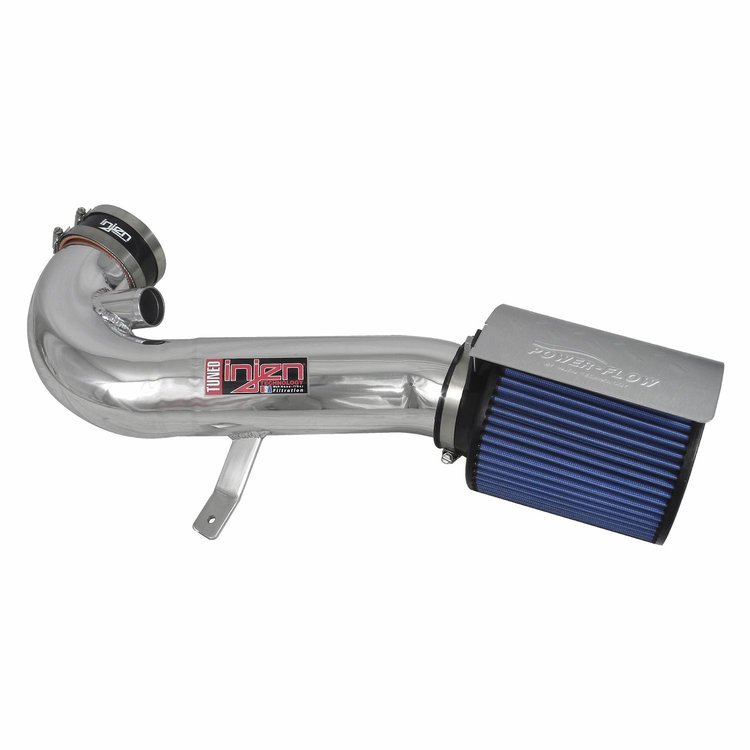 Polished PF Cold Air Intake System, 2011-2014 Ford Mustang GT V8-5.0L