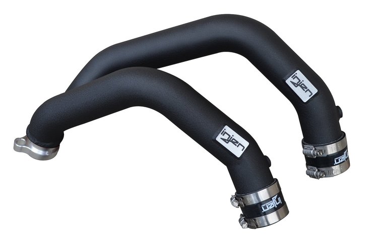Wrinkle Black SES Intercooler Pipes, 2015-18 BMW M3 3.0L F80, 2015-20 BMW M4 3.0L, 2019-20 BMW M2 COMPETITION 3.0L