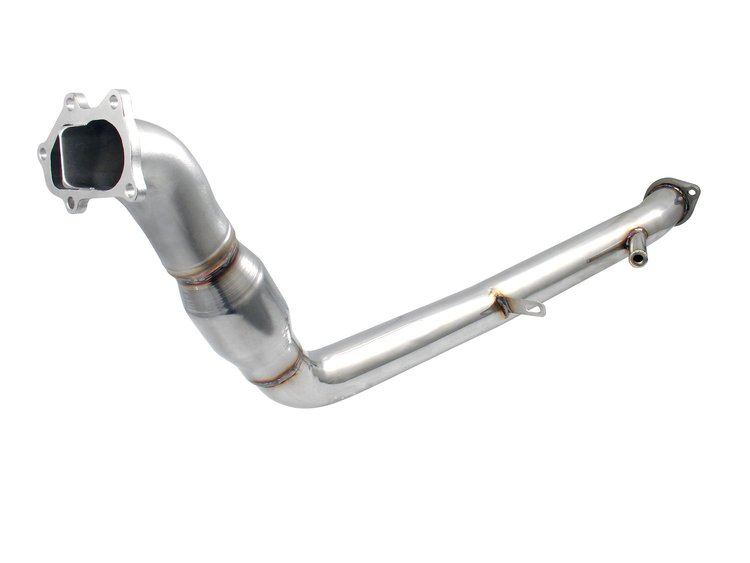 Polished Performance Down-Pipe w/CAT, 2008-14 Subaru Impreza WRX/STI 2.5L, 2015-20 Subaru WRX STI 2.5L