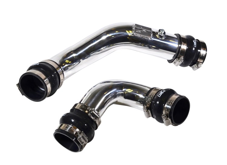Polished SES Intercooler Pipes, 2017-2020 Honda Civic Type R 2.0L Turbo