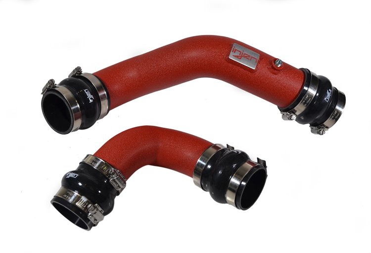 Wrinke Red SES Intercooler Pipes, 2017-2020 Honda Civic Type R 2.0L Turbo