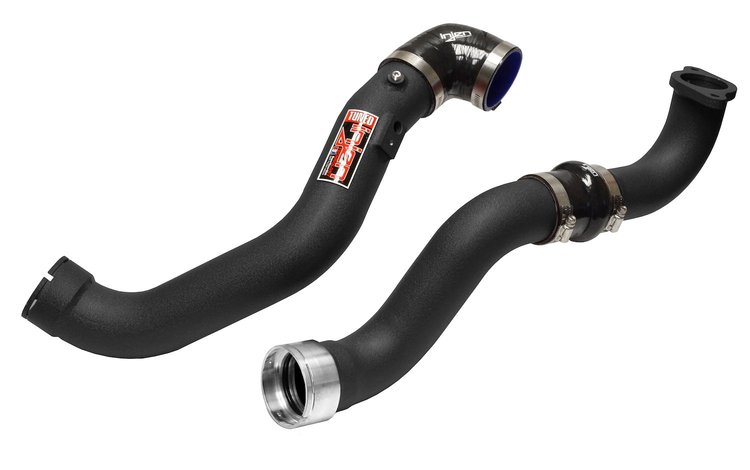 Wrinkle Black SES Intercooler Pipes, 2013-2019 Cadillac ATS 2.0L Turbo, 2016-2020 Chevrolet Camaro 2.0L Turbo