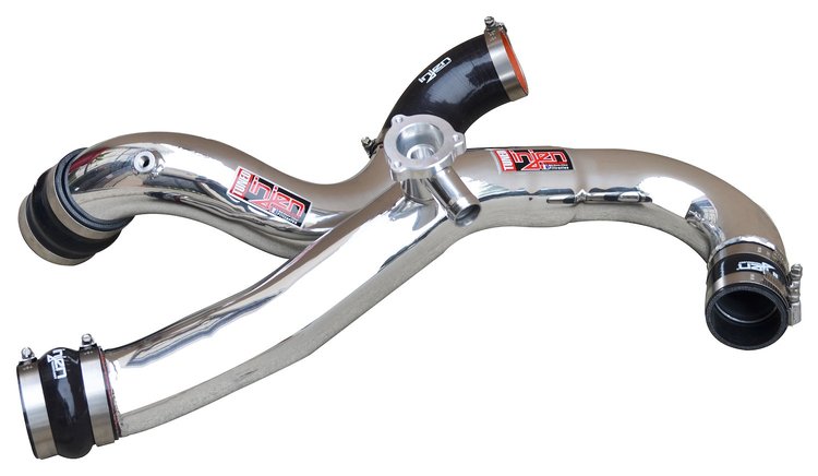 Polished SES Intercooler Pipes, 2015-2019 Ford Mustang 2.3L Turbo
