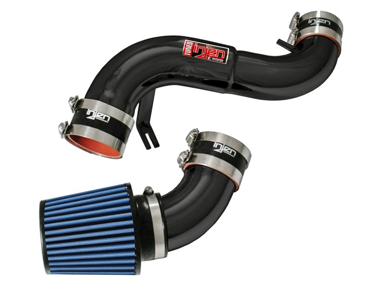 Black SP Short Ram Air Intake System, 2005-2008 Hyundai Tiburon V6-2.7L