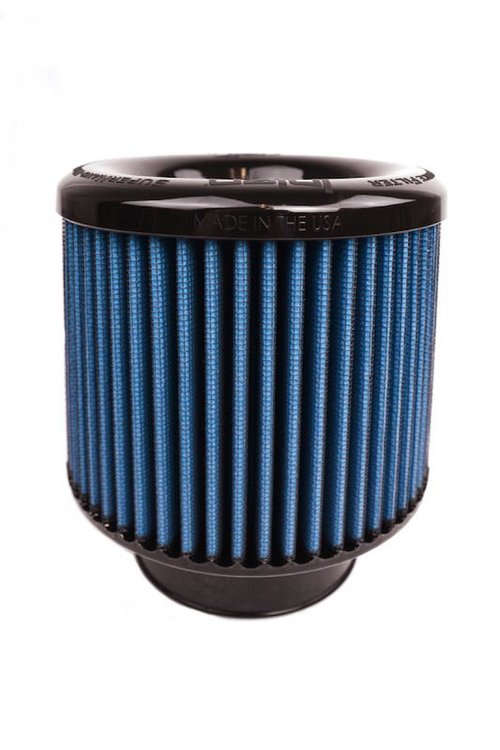SuperNano-Web Air Filter, 3.50 in. Flange ID, 6 in. Base, 5 in. Media Height, 5.30 in. Inertia Top