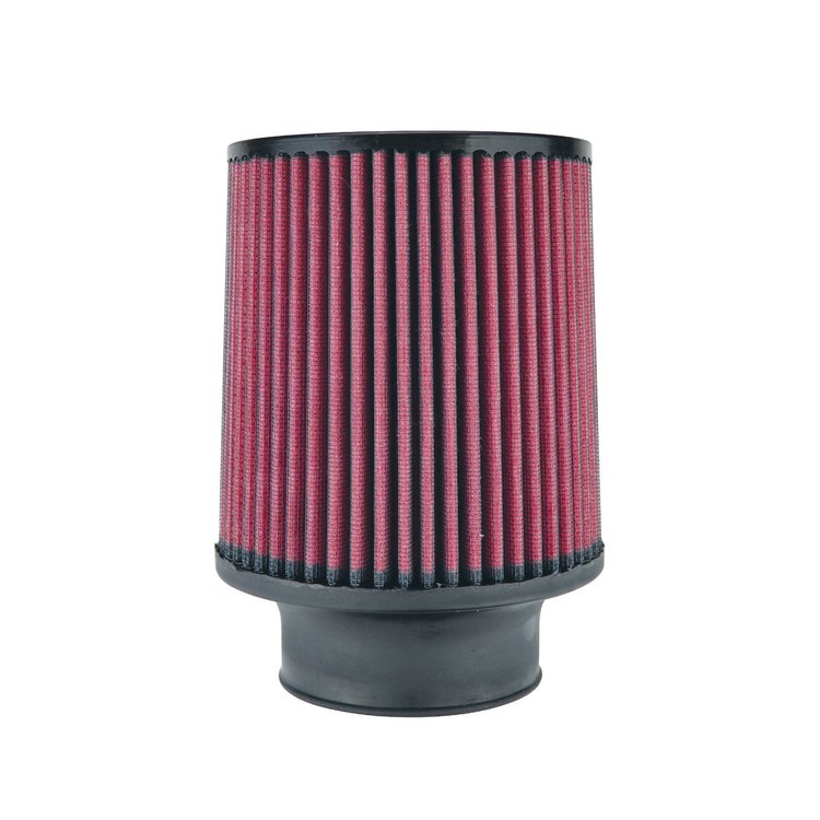 8-Layer Oiled Cotton Gauze Air Filter, 3.50 in. Flange ID, 6 in. Base, 6.875 in. Media Height, 5.30 in. Inertia Top
