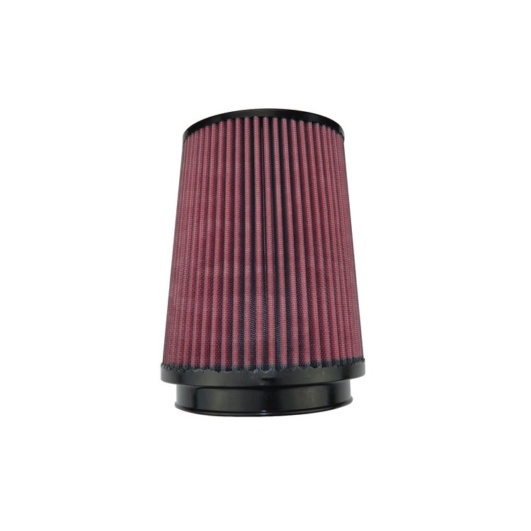8-Layer Oiled Cotton Gauze Air Filter, 5.00 in. Flange ID, 6.5 in. Base, 8 in. Media Height, 5.30 in. Inertia Top