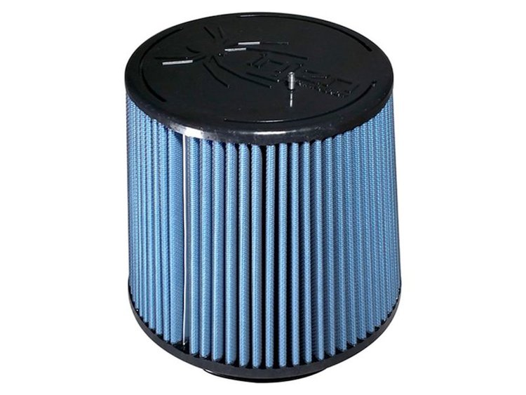 SuperNano-Web Air Filter, 5 in. Flange ID, Oval Base, 8 in. Media Height, Oval Top, Filter Monitor Nipple