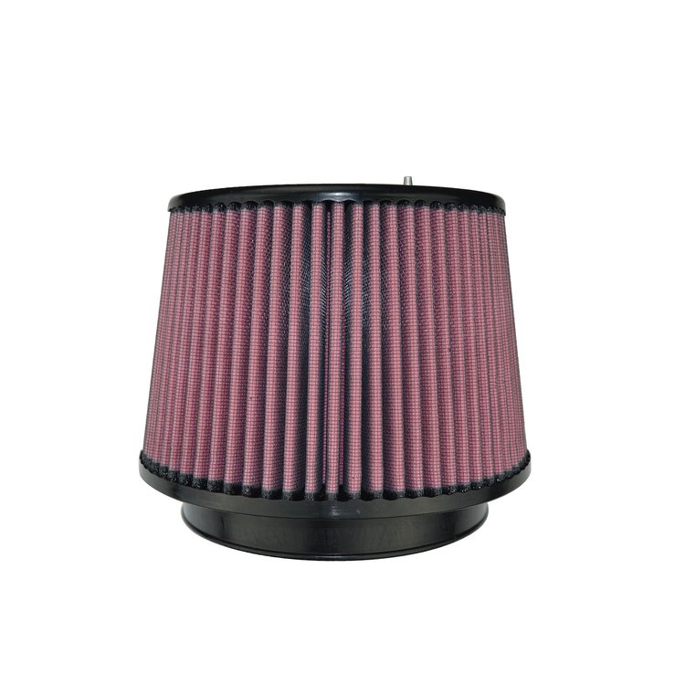 8-Layer Oiled Cotton Gauze Air Filter, 6.00 in. Flange ID, 8.25 in. Base, 6 in. Media Height, 7 in. Top