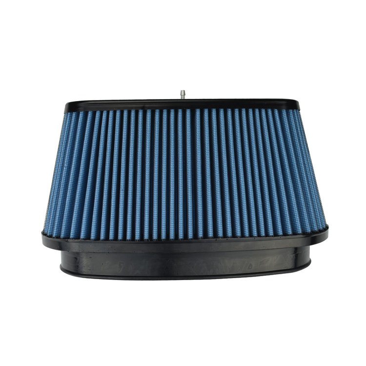 SuperNano-Web Air Filter, 8.725 x 3.940 in. Oval ID, 10.375 x 5.590 in. Oval Base, 4.75 in. Media Height