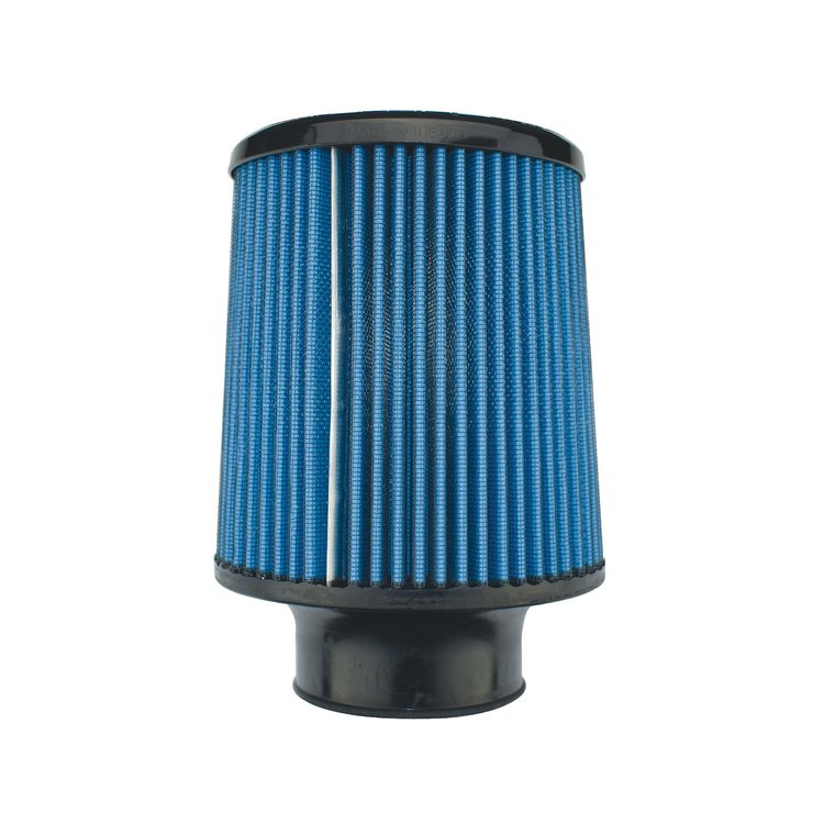 SuperNano-Web Air Filter, 3.0 in. Flange ID, 6 in. Base, 6.3 in. Media Height, 5.30 in. Inertia Top