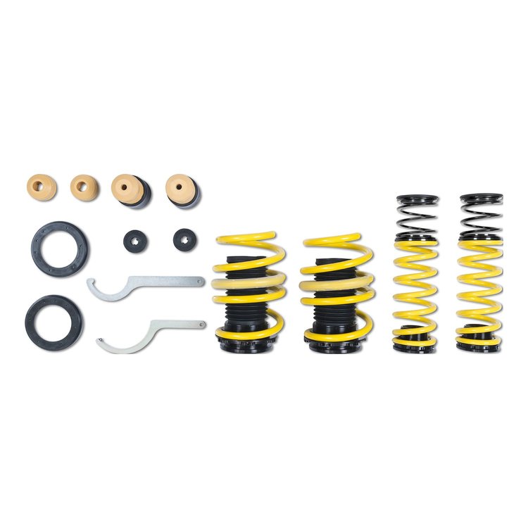 273100AD ST Adjustable Lowering Springs for AUDI TTS, TT RS; (8S/MQB) Coupe; 4WD