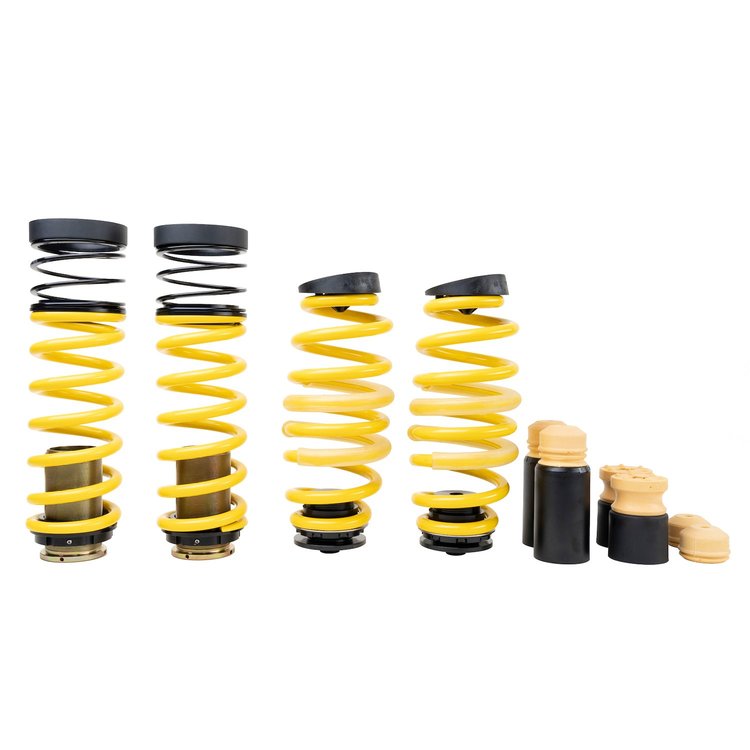 273100BK ST Adjustable Lowering Springs for AUDI A4 (B9); Sedan; 2WD