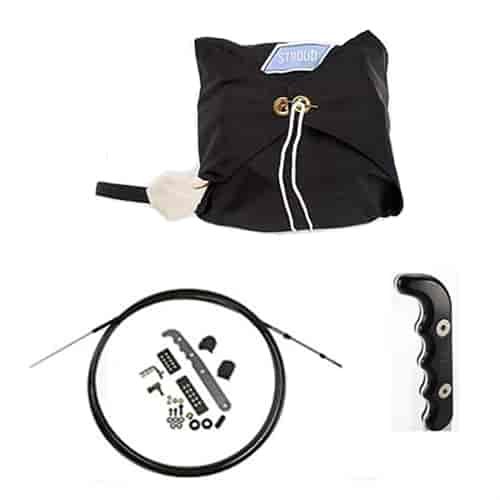 Super Comp Chute, Cable, and Billet Release Handle Kit Black Canopy
