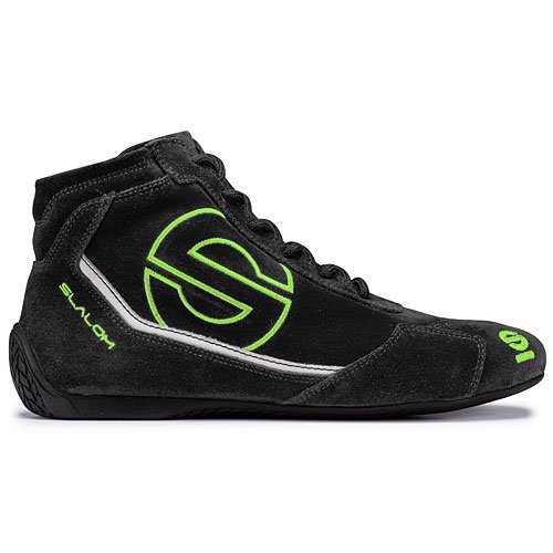 Slalom RB-3 Driving Shoes Black/Green SFI 3.2A/5