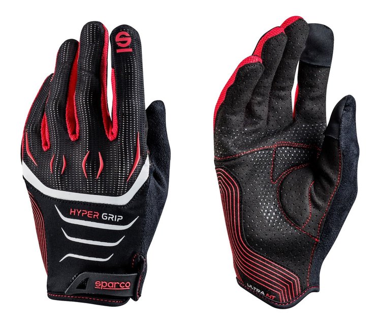 Hypergrip Series Gaming Gloves Red/Black Medium