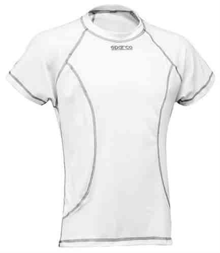 TSHIRT MICROPOLY WHT XLRG