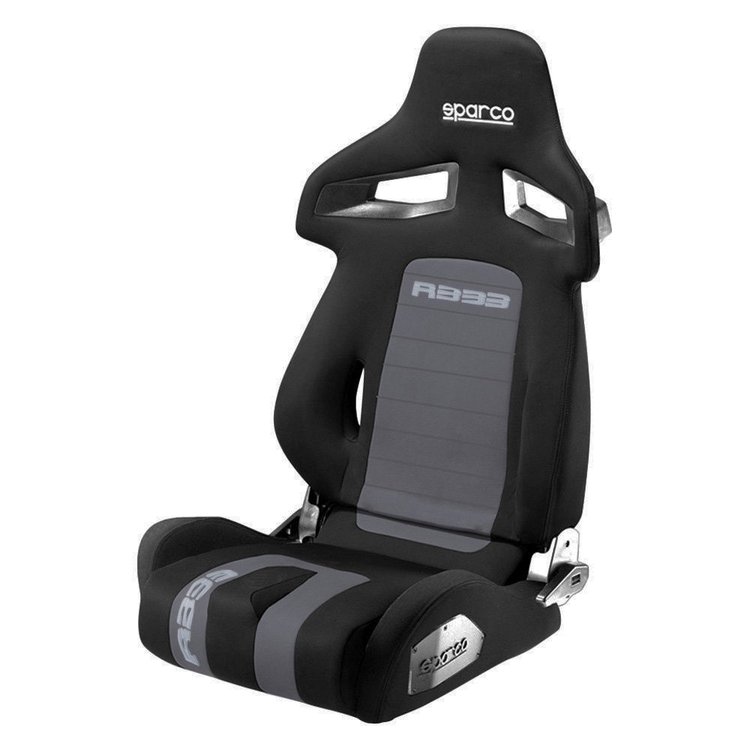 R333 Racing Seat Black/Grey
