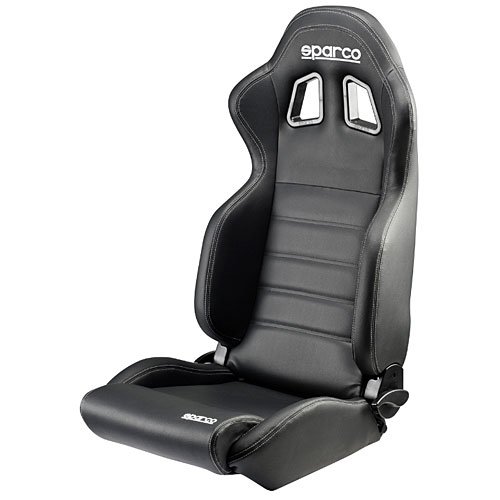 R100 Racing Seat Office Chair Black Vinyl