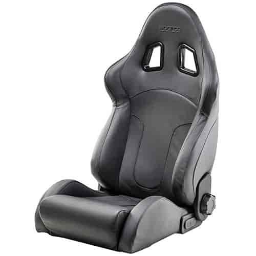 R600 Racing Seat Black Italian Leather