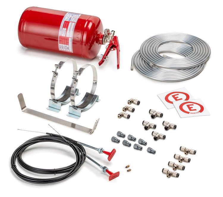 4.25L AFFF Mechanical Fire Suppression System [FIA 2000, Steel Bottle]