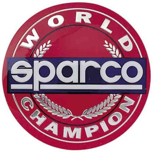Horn Button/Emblems Red Sparco Logo