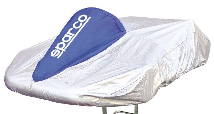 KART COVER SILVER/BLUE