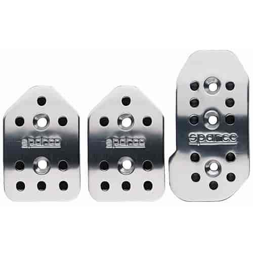 Reflex Pedal Set Polished Aluminum