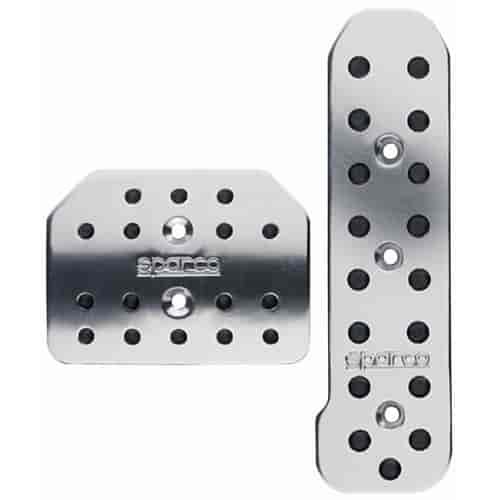 Reflex Pedal Set Polished Aluminum