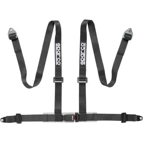 2" 4-Point Bolt-In Racing Harness Black