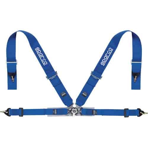BELT 4PT P-2 STEEL BLU