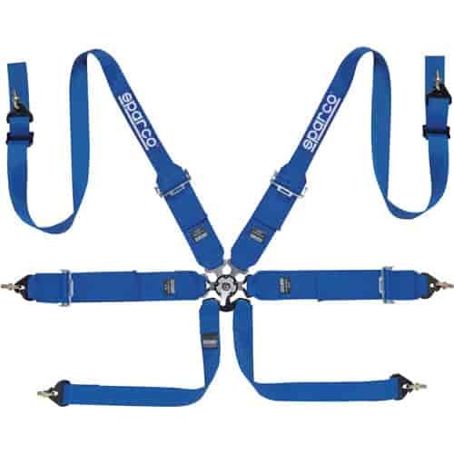 BELT 6PT STEEL HANS BLU