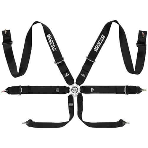 BELT 6PT P-3 STEEL BLK