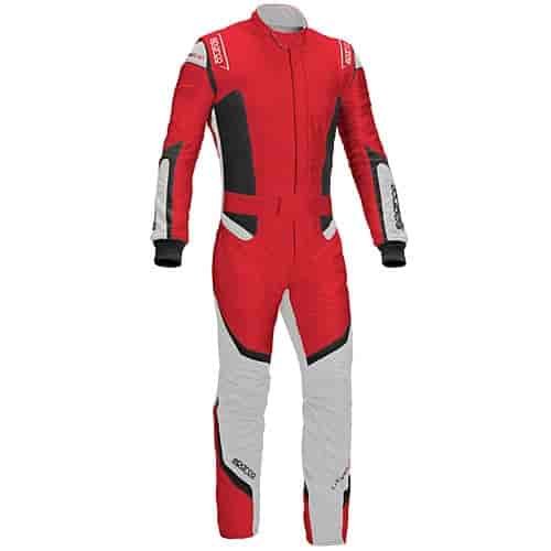 Lunargrid RS-6 Racing Suit Red/White SFI 3.2A/5