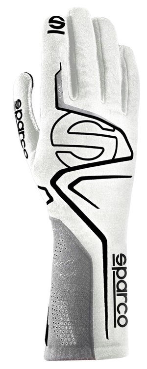 Lap 2022 Racing Gloves FIA & SFI Approved [White/Black]