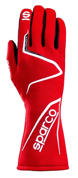Sparco Land+ Racing Gloves FIA & SFI Approved [Red]