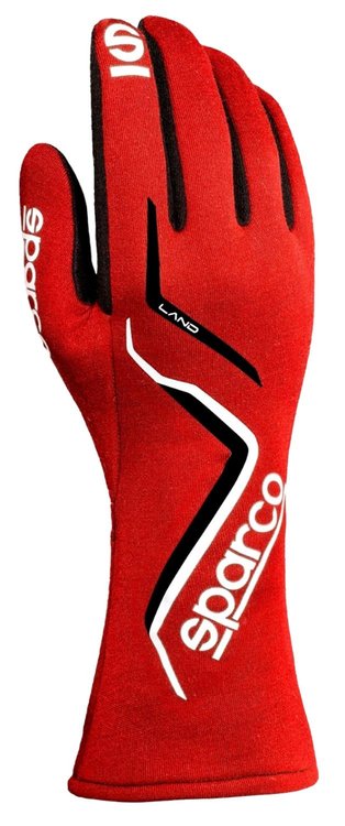 Land 2022 Racing Gloves FIA & SFI Approved [Red]