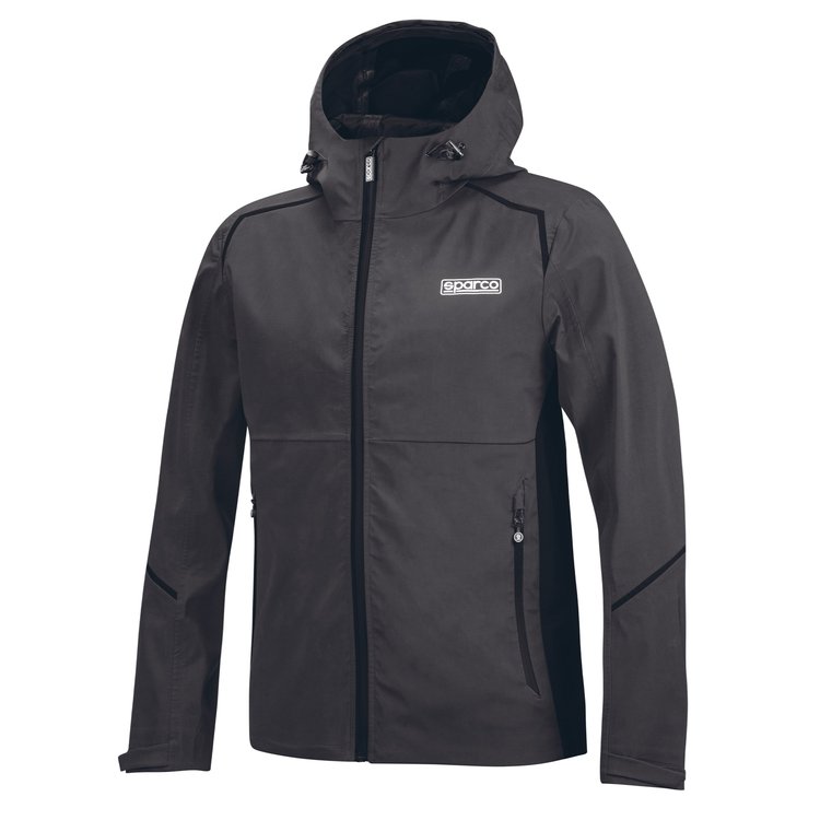 SHELL JACKET WTRP GR/BK S